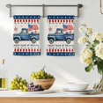 thumbnail image 3 of Independence Day Kitchen Towels Set of 1, Blue Truck Firework Star Blue Red Flag Absorbent Dish Towels for Kitchen, Microfiber Hand Towel, Quick Drying Tea Towel for Cleaning Decorative Dishcloths, 3 of 7