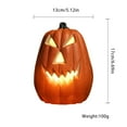thumbnail image 3 of Halloween Light up Jack O Lantern LED Pumpkin Prop with Led Light Pumpkin Figurine Skull Lamp Halloween Decor for Indoor Outdoor, 3 of 3