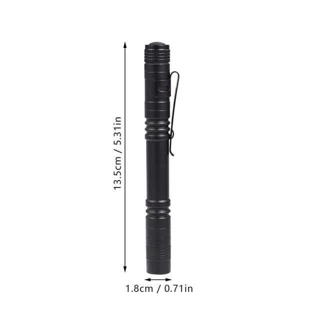 Mini linterna LED portátil de bolsillo con clip para bolígrafo, mini linterna de confiabilidad excepcional