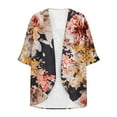 thumbnail image 5 of QUINDOS Womens Cardigan,Women's Long Sleeve Printing Casual Tops Blouse, 5 of 5