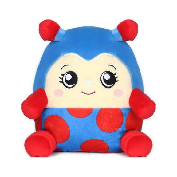 DREAM BEAMS - Lola the Ladybug Plush Toy (7.5"/18cm), Huggable Cuddly Companion with Glow-in-the-Dark Magic, Dreamscovery 2 Collection