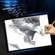 thumbnail image 5 of Herramienta de placa de copia de dibujo A4, protección ocular acrílica con suministros de pintura a escala, 5 of 5