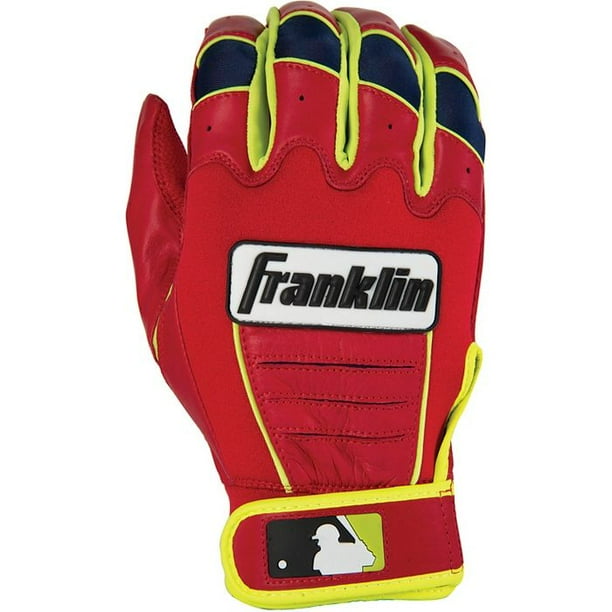 Franklin Adult CFX Pro Batting Gloves, S Red/Optic Yellow Walmart