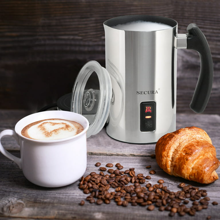 Electric Milk Frother and Steamer Warm or Cold Automatic Foam Maker for  Coffee
