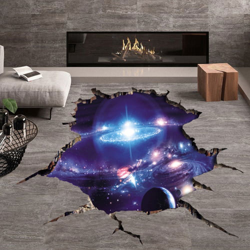 Sunjoy Tech 3D Wallpaper Waterproof Ceiling Stars Galaxy Decor Wall Mural Outer  Space Decor Removable Kids Wall Decals Planet Posters for Boys Room Living Room  Decor
