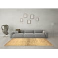 thumbnail image 3 of Ahgly Company Indoor Square Abstract Brown Contemporary Area Rugs, 3' Square, 3 of 4