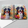 thumbnail image 4 of Welcome Spring Summer Bernese Mountain Dog Portrait Flower Blue Sky Spiral Bound Journal Berner Lover Gifts 5x7in Spiral Notebook - 12001, 4 of 5