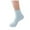 Light Blue, variant on Wiyuqeen Fleece Lined Mid-calf Socks Women's Solid Fuzzy Socks Winter Warm Socks Cozy Fluffy Super Soft Slipper Socks Teen Girl Ladies Plain Socks