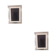 thumbnail image 4 of Monstrate Cuadro de Marco de arte para niños Banda elástica Revestimiento de color sólido Rectangular Salón de casa Galería Marcos de Plata 20.3x15.2 cm 2Conjunto, 4 of 6