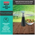 thumbnail image 5 of Magic Mesh Bug Repellant Fan Reflective Fan Blades, Targets All Flying Bug and Insects, Black, 5 of 7