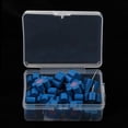 thumbnail image 2 of 20 Unids Pack Mapa Push Pins Thumb Tacks Cabeza De Flor De Con Punta De Metal Para De Anuncios Mapa Foto Calendario Proyectos De DIY Azul Baoblaze Tachuelas Decorativas, 2 of 8