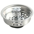 thumbnail image 2 of Kitchen Sink Basket Strainer Replacement Drains Stainless Steel Stopper, 2 of 8