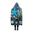 thumbnail image 2 of HATIART Sea Unisex Hooded Blankets 50x60 inch, 2 of 3