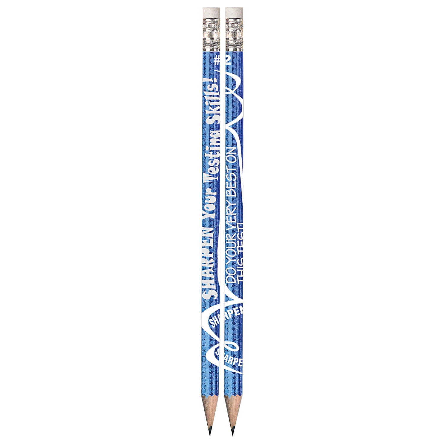 Musgrave Pencil Company Sharpen Your Testing Skills Motivational Pencils, 12 Per Pack, 12 Packs