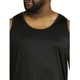thumbnail image 2 of Harbor Bay by DXL Men's Big and Tall Moisture-Wicking Stretch Tank T-Shirt, Black, 4XLTALL, 2 of 5