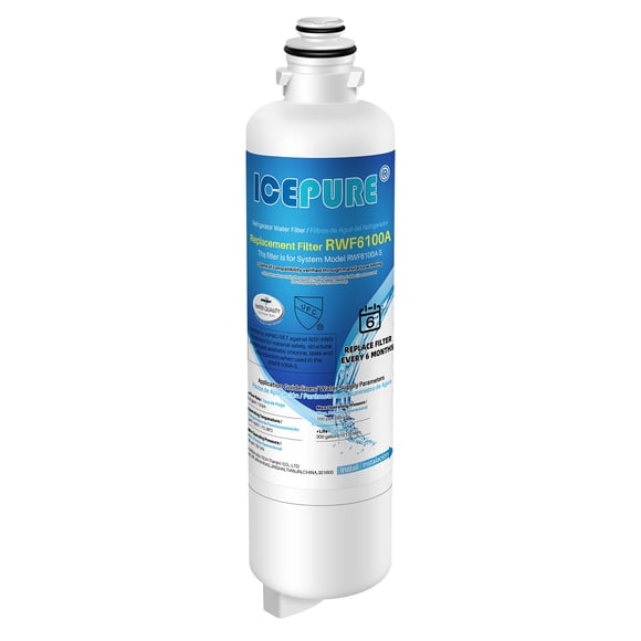 ICEPURE Refrigerator Water Filter Replacement for Bosch Ultra Clarity Pro BORPLFTR50, BORPLFTR55, 12033030, 12028325, 11025825, 11032531, B36CT80SNS,