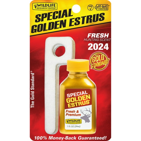Wildlife Research Center, Special Golden Estrus, 1 fl oz Doe Estrous Hunting Scent