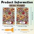 thumbnail image 2 of Sticker Collection Book Hand Account Release Paper Pizza 210x148mm, 2 of 6
