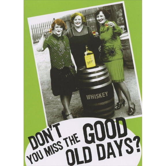 Recycled Paper Greetings Good Old Days Funny St. Patrick's Day Card