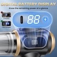 thumbnail image 4 of FLORAY Cordless Handheld Car Vacuum Cleaner with Digital Battery Display, Portable Cleaner with 9 Attachments for Car, Home & Office, 4 of 9