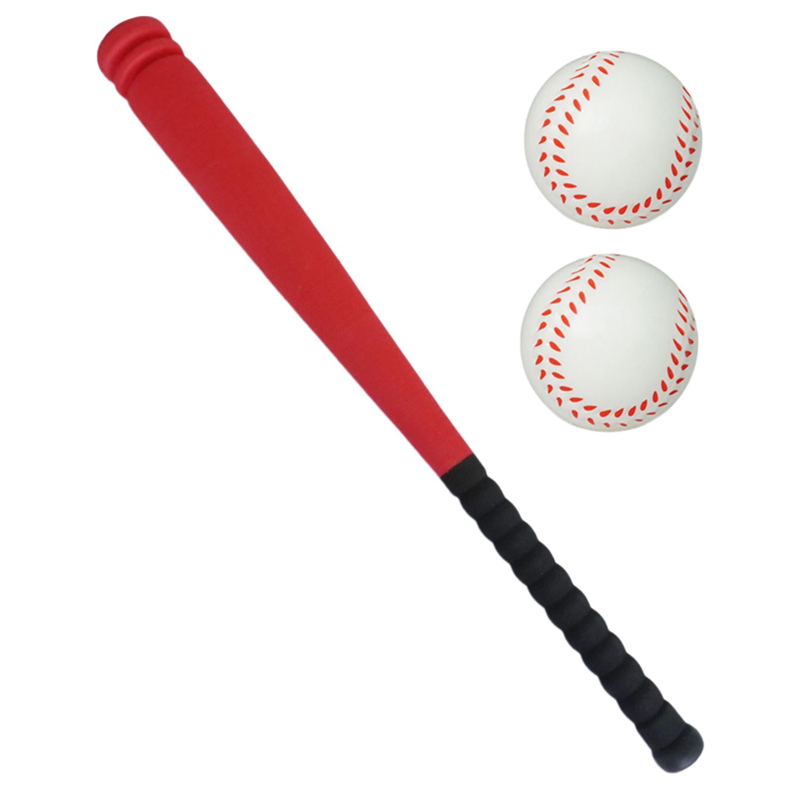 DimyFew Baseball Bats Ball Set for Kids Children Training Secure Batting Skills Toddlers red 64cm