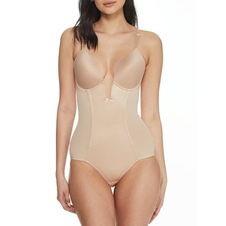 

Va Bien Womens Firm Control Plunge Bodysuit Style-1500