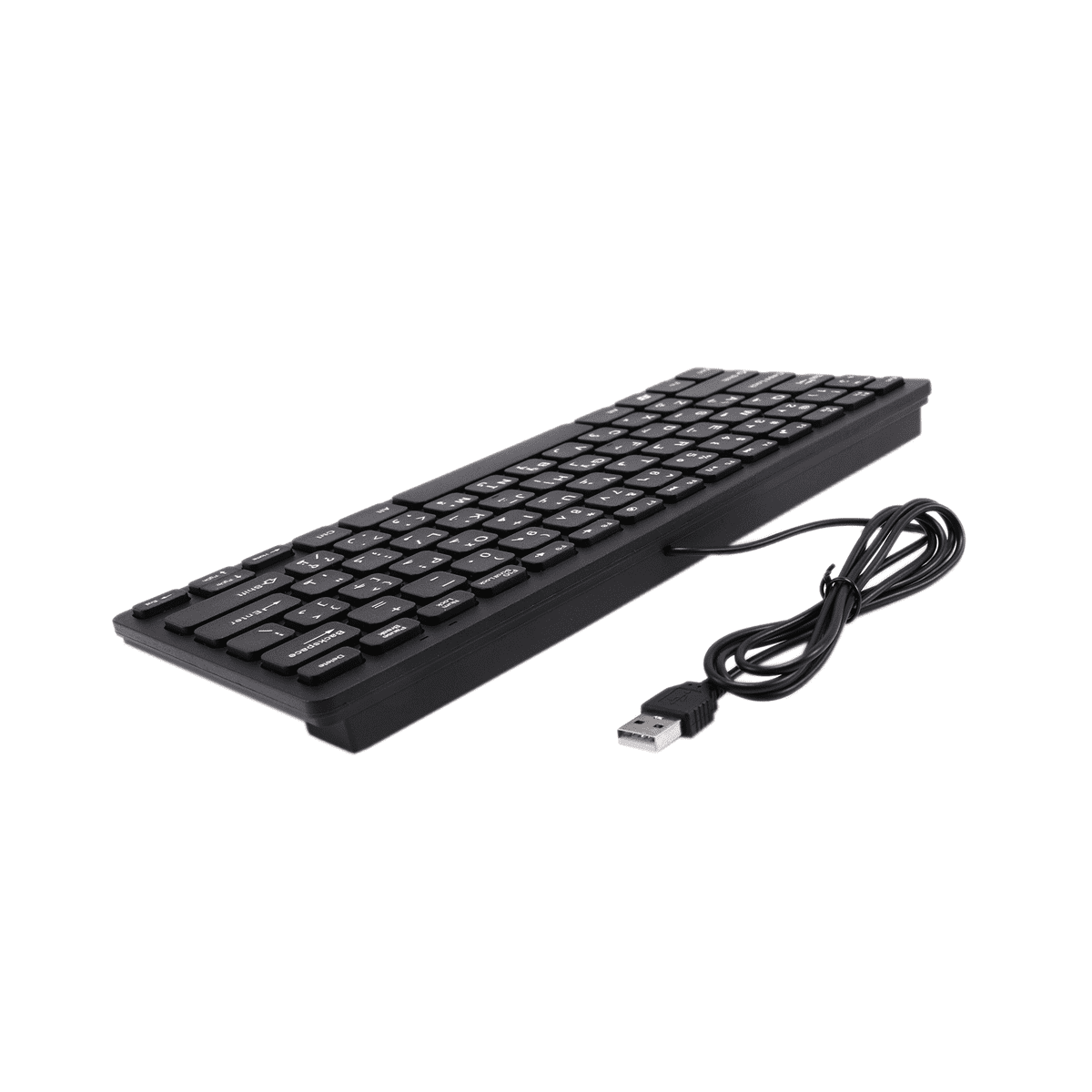 3X Quality Wired USB Arabic/English Bilingual Keyboard for Tablet/ PC/Laptop/IOS/Android