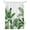 White, Green, Lime, variant on Shower Curtains for Bathroom-36"x72",Botanical Rainforest Plants Waterproof Bath Curtain Grommet Shower Curtain Set with Hooks