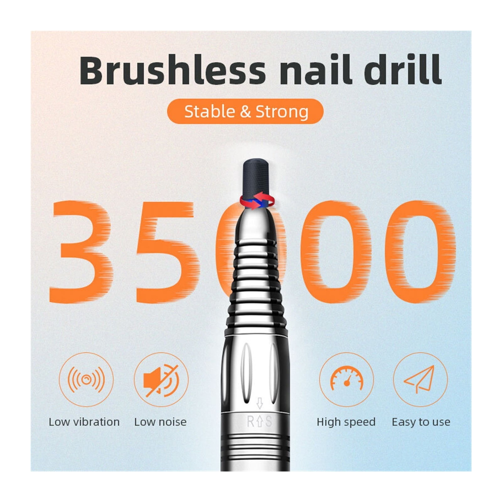 Professional Nail Drill Machine With LCD Display, Portable Rechargeable Manicure Drill Pen, Tools For Gel Removing ,Low Noise