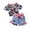 Red, variant on Toddler Girls Outfit Short Sleeve Stylish Leopard Print Plaid Top Shorts Clothes Size 3-4T