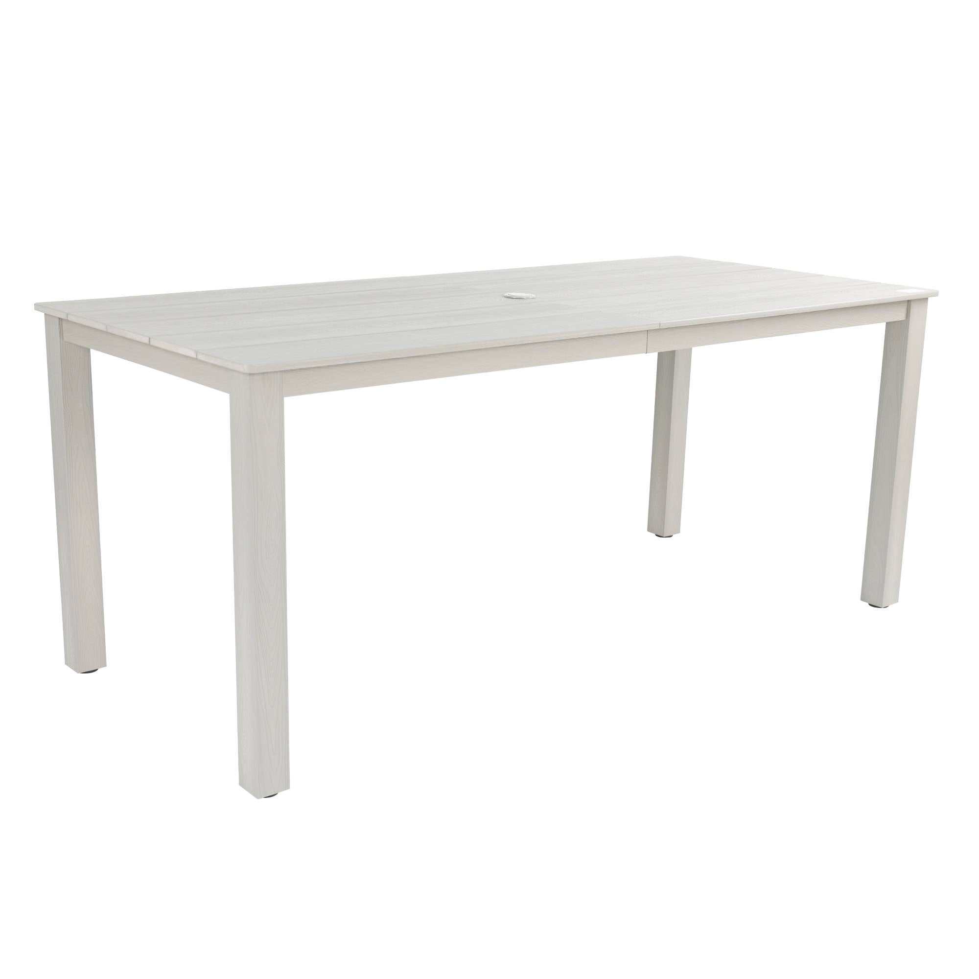Outdoor Dining Table, 68.9 Inch Simple Solid Dinner Table for Garden Patio Backyard Picnic Casual Outdoor Meals, Teak