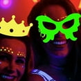 thumbnail image 7 of Sylvtty 17Pcs Glow Neon Photo Booth Props Fully Assembled Fluorescent Birthday Party Fun Photo Shoot Accessories, 7 of 7
