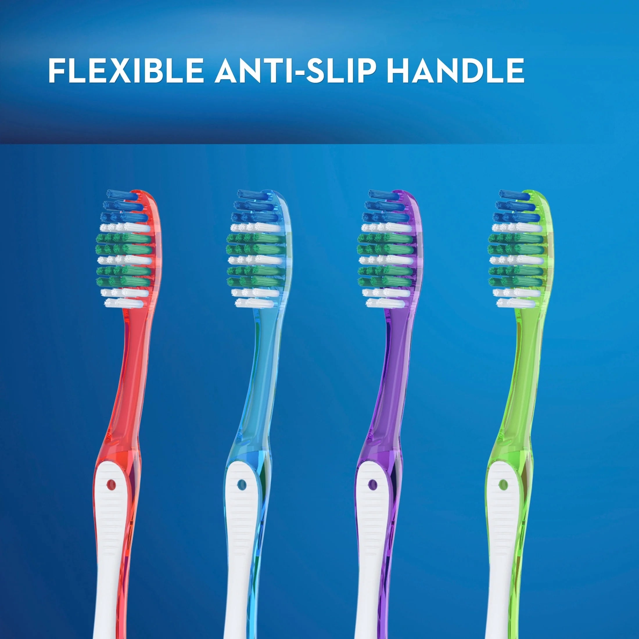 Oral-B Toothbrush Pack, Essential Clean Manual Toothbrushes, Soft Bristles, 6 Count