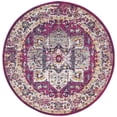 thumbnail image 2 of SAFAVIEH Evoke Westley Bordered Area Rug, Fuchsia/Ivory, 6'7" x 6'7" Round, 2 of 8