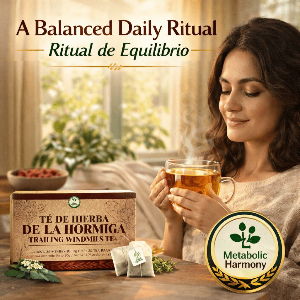 Hierba de la Hormiga (Trailing Windmills) Herbal Tea – 25 Tea Bags – Caffeine-Free Botanical Infusion – 100% Natural  – Earthy Herbal Flavor – Vegan, Non-GMO – Made in Mexico – by HIGH SUPREME