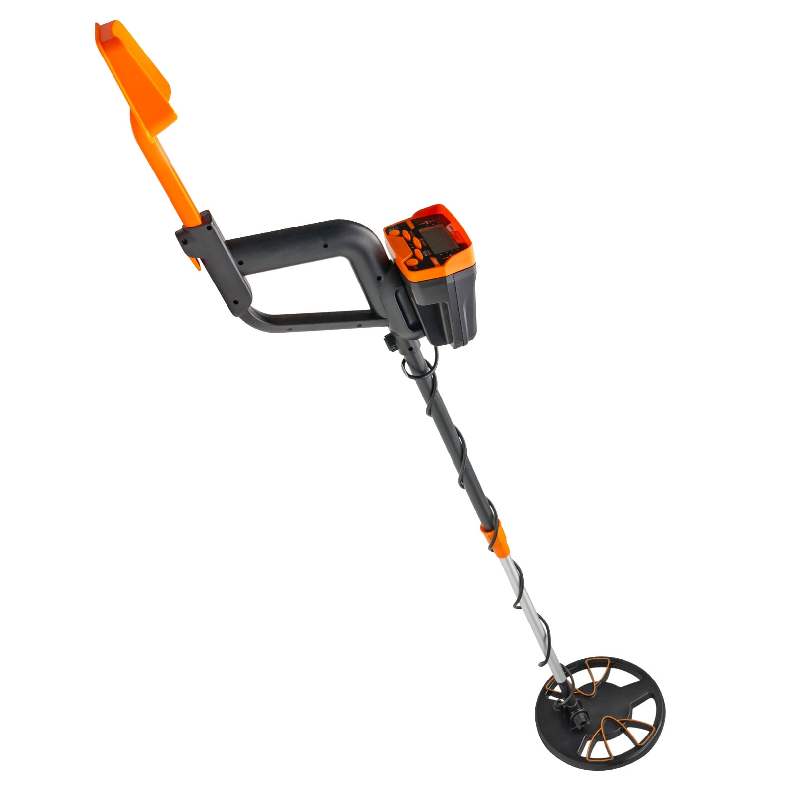 VEVOR Metal Detector for Adults & Kids, Waterproof Metal Detectors with High Accuracy LCD Display, Deep Sensitive Headphone&Shovel 7.5KHz,Yellow 3010, for Detecting Coin, Beach Treasures