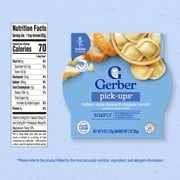 Gerber Toddler Food, Italian-Style Cheese & Chicken Ravioli Pick-Ups 6 oz