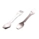 thumbnail image 3 of Cateissary Tenedor de frutas, cubiertos de campamento, cuchara de Picnic, accesorios de acero inoxidable para exteriores, suministros para el Mostrada Tipo 2, 3 of 6