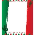 thumbnail image 3 of Ambesonne Hispanic Duvet Cover Sets, Mexican Colors Flags Cacti, 2-Queen, Dark Pink Hunter Green, 3 of 7