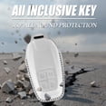 thumbnail image 3 of 4 Button Key Fob Cover Fit For Ferrari F430 488 458 F12 Roma 812 F8 Car Key Fob Case with keychain Smart Key Protector, 3 of 8