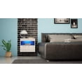 thumbnail image 3 of Viv Modern High Gloss Nightstand with LED Lights and Optional Wall Mount, 3 of 6