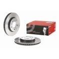 thumbnail image 1 of Fits 2008-2011 Mitsubishi Lancer Brembo Brake Rotor 09B64711C02 Vented; One Piece Design; Wheel Bolt Pattern 5 x 114.3 Millimeter; 146 Millimeter Hat Inside Diameter; 69 Millimeter Hub Diameter, 1 of 2