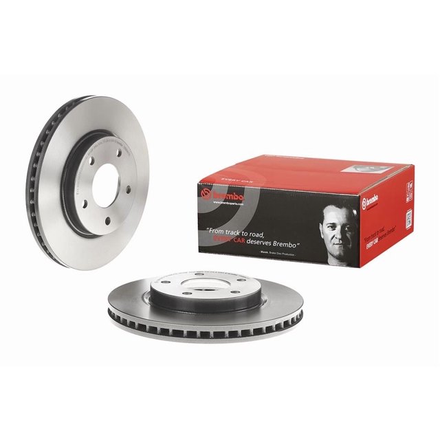 Fits 2008-2011 Mitsubishi Lancer Brembo Brake Rotor 09B64711C02 Vented; One Piece Design; Wheel Bolt Pattern 5 x 114.3 Millimeter; 146 Millimeter Hat Inside Diameter; 69 Millimeter Hub Diameter