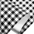 thumbnail image 3 of COMPUKAS 20Pcs Plaid Tissue Paper Black White For Present Packaging Classic, 3 of 6