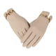 thumbnail image 5 of Guantes de lana de otoño e invierno para mujer, estilo coreano, de felpa de lana, resistentes al frío, a prueba de viento, de terciopelo, acolchados, con pantalla táctil, cálidos, 5 of 5