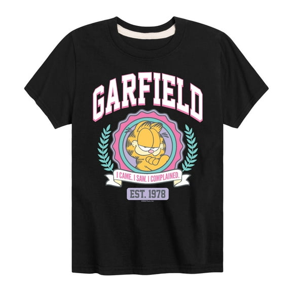 Garfield - Collegiate - Toddler And Youth Short Sleeve Graphic T-Shirt
