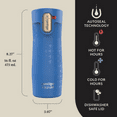 thumbnail image 2 of Contigo x Ally Love Autoseal West Loop Vacuum-Insulated Stainless Steel Travel Mug with Easy-Clean Lid, 16 oz, Stellar Jay, 2 of 8