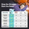 thumbnail image 5 of Doctor By Cat Biome Probiotics for cats Anti Diarrhea Feline Gut & Digestive Support Immune Health Sensitive Stomach Constipation with L. plantarum+Prebiotics 30 Lickable Formula Individually Package, 5 of 12
