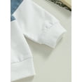 thumbnail image 2 of Musuos Infant Baby Boy 2Pcs Fall Clothes Set 6 12 18 24M 3T Long Sleeve Contrast Color Sweatshirt Tops Pants Winter Outfits, 2 of 10