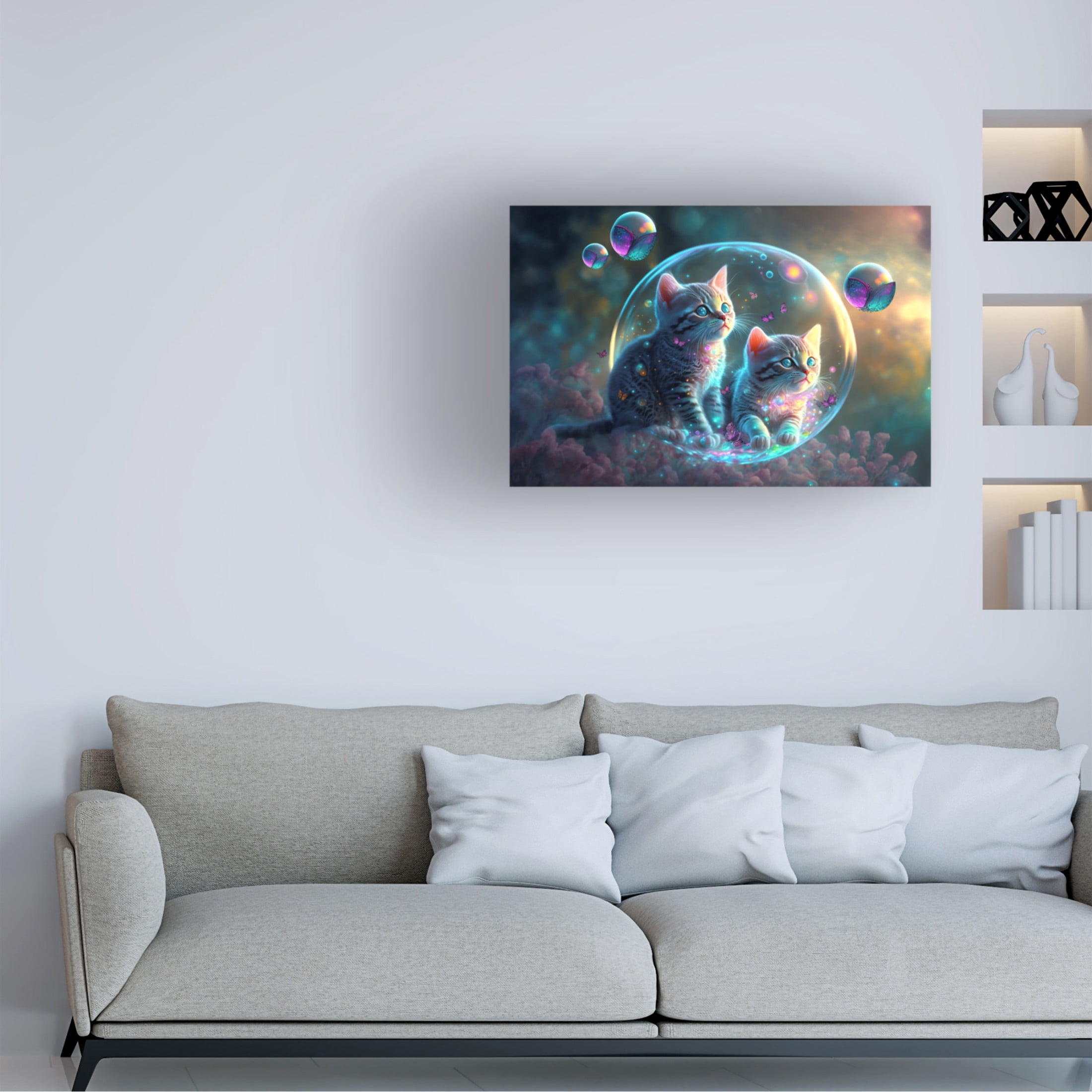 Canvas Wall Art - Ray Heere 'Mystical Morning 13' Wall Art for Living Room, Bedroom, or Office Décor by Trademark Fine Art - 24 x 16 Inches